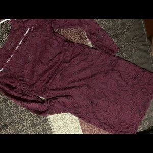 Beautiful burgundy dress